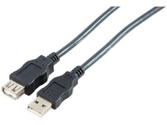 Rallonge USB 2.0 - 3m Pearl Basic
