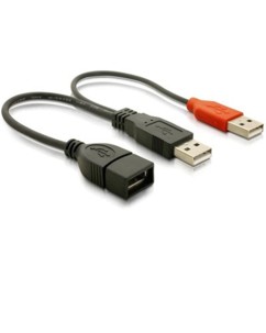 Câble USB double