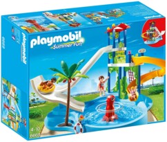 Pack Playmobil n°6669 : Parc aquatique avec toboggans.