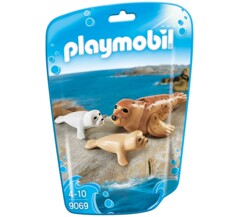 Phoque et ses petits Playmobil Collection "Le Zoo" n°9069.
