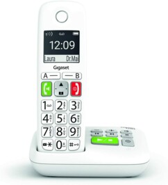 Téléphone fixe E290A Solo - Avec répondeur - Blanc