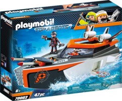 Bateau Playmobil Top Agents Turbo Spy Team