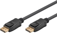 Câble de connexion DisplayPort 1.4 5 m coloris noir de la marque Goobay