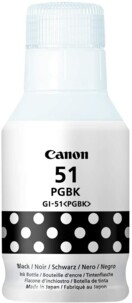 Cartouche d'encre CANON pixma 51 BK noir vue de la bouteille