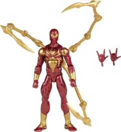 Figurine Marvel Iron Spider-Man avec armure et tentacules 15 cm