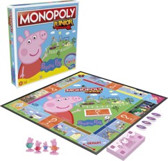 Jeu de plateau Monopoly Junior Peppa Pig