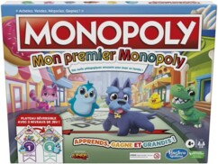 Jeu de plateu réversible Mon premier Monopoly
