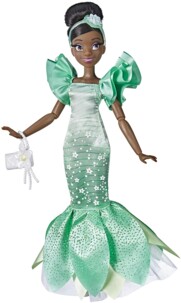 Poupée Princesse Tiana Style personnage Disney avec sa robe verte 