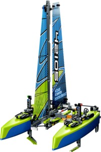 LEGO 42105 Technic Le catamaranMaquette Bateau 2-en-1 Jouet