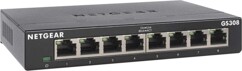 Switch réseau Gigabit Ethernet SOHO GS308 avec 8 ports RJ45 de la marque Netgear