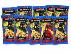 Lot 10 boosters cartes LEGO Ninjago Die Insel Next Level en allemand