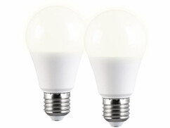 2 ampoules LED E27 avec 3 niveaux de luminosité - 9 W - 830 lm - Blanc chaud