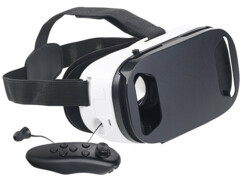Casque de réalité virtuelle avec écouteurs intégrés, Bluetooth, manette