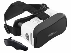 Casque de réalité virtuelle Bluetooth et mini manette de jeu 2 en 1