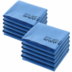 10 draps de bain bleu hyper absorbant de la marque PEARL 