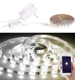 Bande LED LAT-212 - 2 m blanc ajustable - Avec accessoires