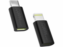 2 adaptateurs USB-C vers Lightning et Lightning vers USB-C