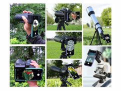 Adaptateur smartphone universel pour télescope, jumelles et microscope