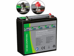 Batterie LiFePO4 12 V 30 Ah 384 Wh avec BMS