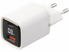 chargeur secteur USB / USB-C 33 w avec écran