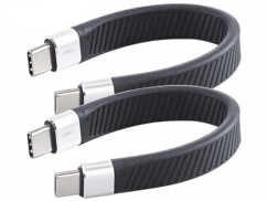 Pack de 2 câbles de chargement et de transfert de données ultra flexibles de la marque Callstel