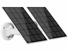 2 panneaux solaires pour caméras ip