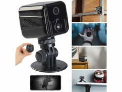 Mini caméra contôlable par application et smartphone avec vision nocturne microphone et haut-parleur intégrés