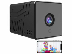 Mini caméra de surveillance IP connectée 2K avec vision nocturne IPC-190.mini vue avec smartphone