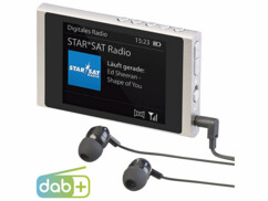 Radio de poche DAB+/FM rechargeable DOR-350.mini avec écouteurs