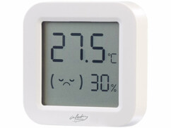 Thermomètre-hygromètre connecté compact