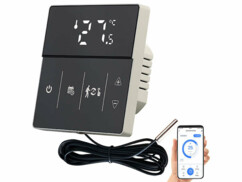 Thermostat connecté et intelligent pour chauffage au sol avec commandes vocales 