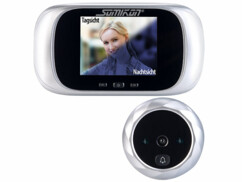 Caméra judas numérique Somikon avec écran couleur.