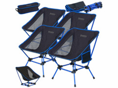 4 chaises de camping pliables