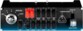 G Flight Switch Panel gros plan sur les commandes noires