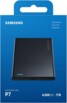 Disque dur SSD externe portable P7 1 To USB4 noir