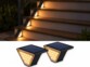 2 lampes LED solaires pour l'extérieur IP44