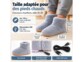 Paire de chaussons Wilson Gabor portée avec un jogging gris