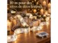 Ruban de Noël lumineux 100 LED 10 m - coloris
