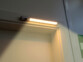 Lot de 4 réglettes LED SMD avec détecteur de mouvement - blanc chaud