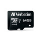 Carte MicroSD XC Premium 64 Go classe 10 de la marque Verbatim
