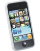 Coque de protection 2en1 pour iPhone 4/4S blanc transparent