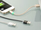 Câble de chargement à LED 15 cm pour iPhone, certifié Apple - Noir 