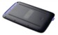 Vue du dessous coloris noir du support pour PC Logitech N600 avec spécifications techniques, compartiments à 4 piles AAA, dongle USB inséré et pavé tactile multipoint rangé