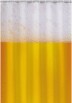 Rideau de douche 180 cm - motif Bière