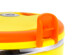 bento box ronde eco life jaune avec clip de fermeture hermetique