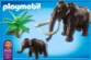 playmobil 5105 mammouth et son bébé avec fougère en boite