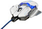 souris gaming retroeclairee filaire usb avec cable tressé et design agressif blue stork kult 400 blanc