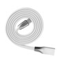 Câble USB type A vers type C ultra-plat 1m - Blanc
