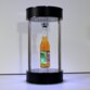 lampe led design avec support magnetique pour bouteille canette biere soda coca 33cl deco bar flying bar magnetik art magnetic land