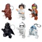 Lot de 6 porte-clés LEGO Star Wars.